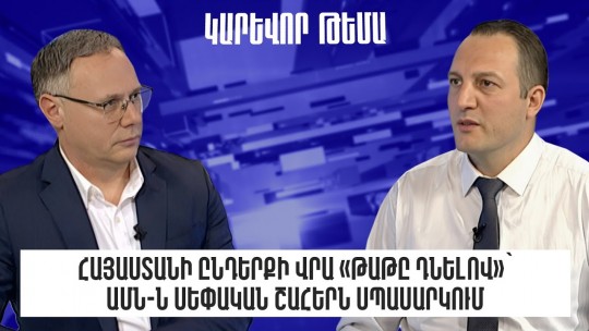 Հայաստանի ընդերքի վրա «թաթը դնելով»՝ ԱՄՆ-ն սեփական շահերն է սպասարկում․ Դավիթ Կարապետյան