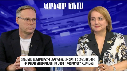 «Բնական ճանապարհով սնդիկը Ծավի ջրում չէր հայտնվի»․ փորձագետը չի բացառում նաև դիվերսիայի վարկածը