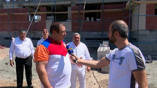 Գ.Ծառուկյանն այցելել է Աբովյանում կառուցվող երիտասարդական թաղամասի շինհրապարակ