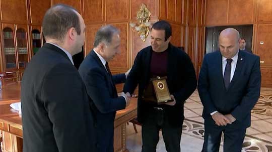 Լիբանանի օլիմպիական կոմիտեի նախագահին մեր երկրում  ընդունել է ՀԱՕԿ նախագահ Գագիկ Ծառուկյանը